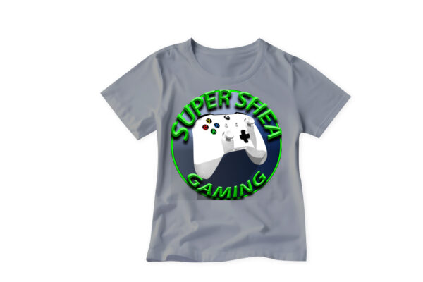 Supershea Gaming Tshirt (alt. logo) - Image 2